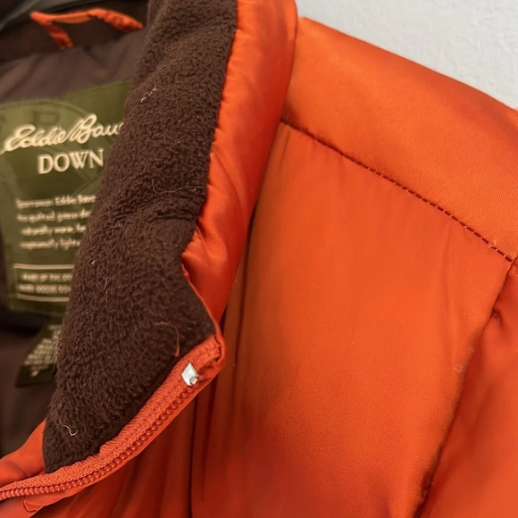 Eddie Bauer Quilted Goose Down Jacket Petite Medium - Picture 8 of 13